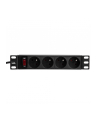 Netrack listwa zasilająca 10'' 1U, 230V/16A, 4xE, ALU - nr 5