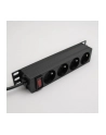 Netrack listwa zasilająca 10'' 1U, 230V/16A, 4xE, ALU - nr 2