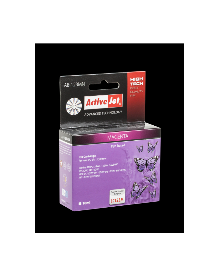ActiveJet ACJ tusz Brother LC123 Magenta            AB-123MN główny