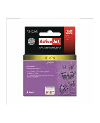 ActiveJet ACJ tusz Brother LC123 Yellow            AB-123YN nr 2