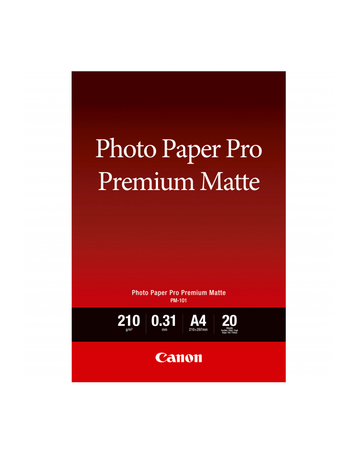 Papier Canon PM-101 Photo Premium Matte | A4 | 20ark główny