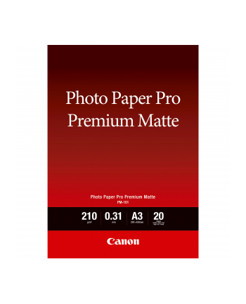 Papier Canon PM-101 Photo Premium Matte | A3 | 20ark nr 1