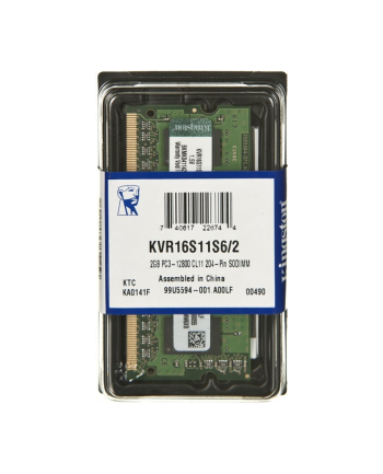 KINGSTON DDR3 KVR16S11S6/2