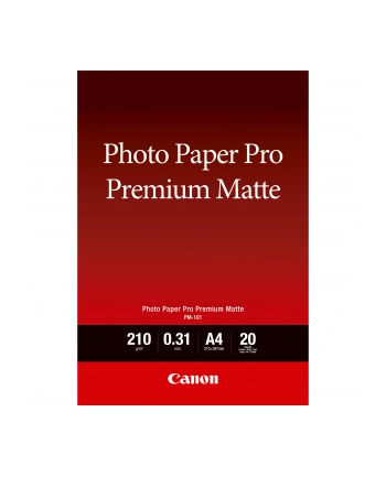 Papier Canon PM-101 Photo Premium Matte | A4 | 20ark nr 1