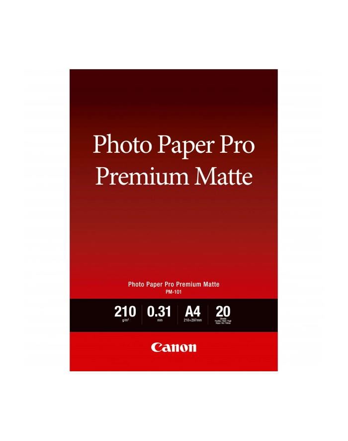 Papier Canon PM-101 Photo Premium Matte | A4 | 20ark główny