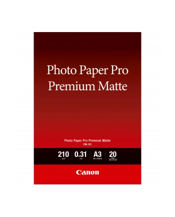Papier Canon PM-101 Photo Premium Matte | A3 | 20ark nr 1