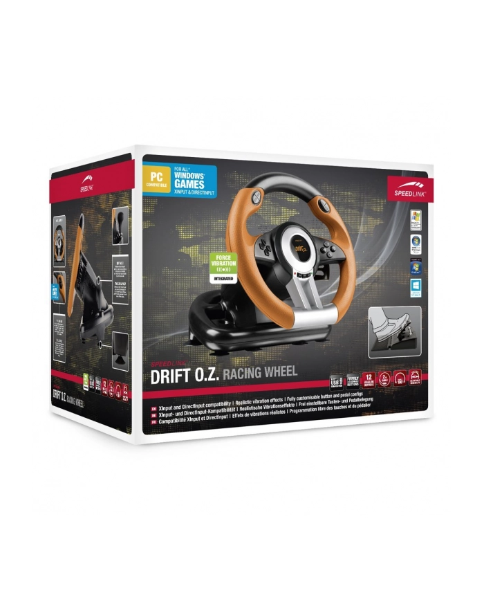 Kierownica Speedlink DRIFT O.Z. Racing Wheel PC black-orange główny