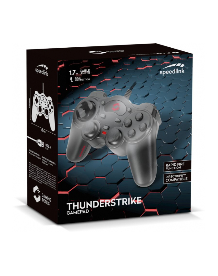 Gamepad Speedlink THUNDERSTRIKE USB, black główny