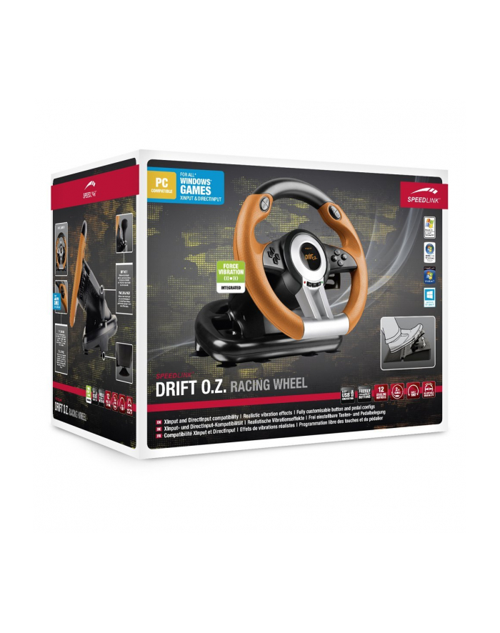 Kierownica Speedlink DRIFT O.Z. Racing Wheel PC black-orange główny