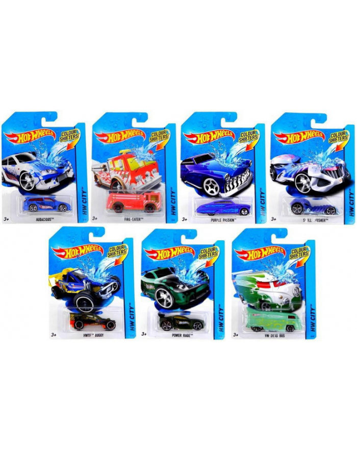 HOT WHEELS Samochodzik Zmieniający kolor główny