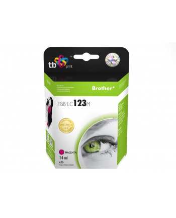 TB Print Tusz do Brother LC123 Magenta TBB-LC123M