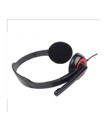 Gembird słuchawki stereofoniczne MHS-002 z mikrofonem, czarne