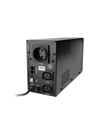 UPS Energenie-Gembird Line-Interactive,850VA,2xIEC,1xSchuko 230V OUT,USB,LCD