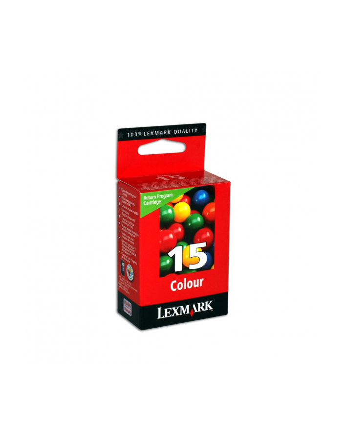 Tusz LEXMARK nr 15 - 18C2110E Kolor główny