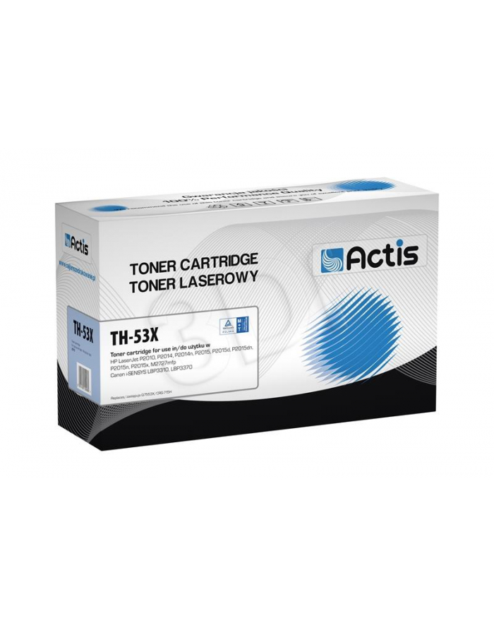 Actis toner HP Q7553X LJ P2015     NEW 100%     TH-53X główny