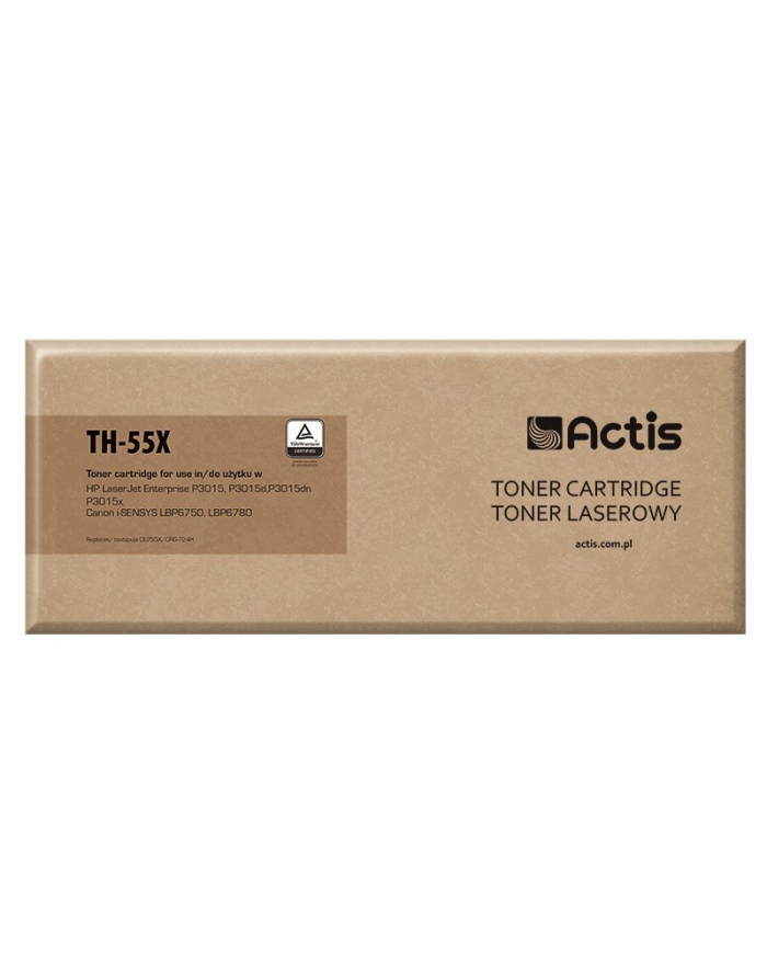 Actis toner HP CE255X LJ P3015     NEW 100%     TH-55X główny