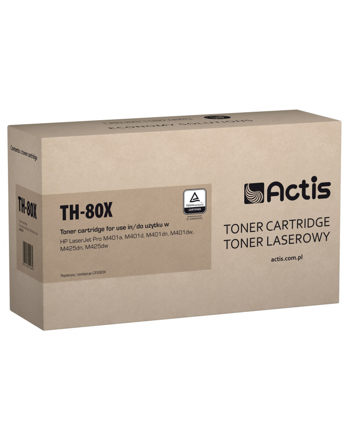 Actis toner HP CF280X LJ M401     NEW 100%     TH-80X główny