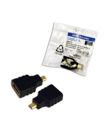 Adapter HDMI A żeński do Micro HDMI D męski - LogiLink