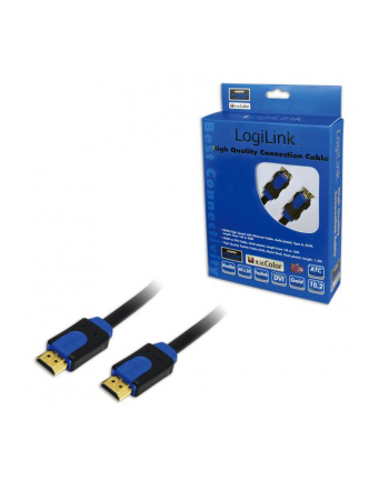 Kabel HDMI High Speed z Ethernet, 2m - Logilink