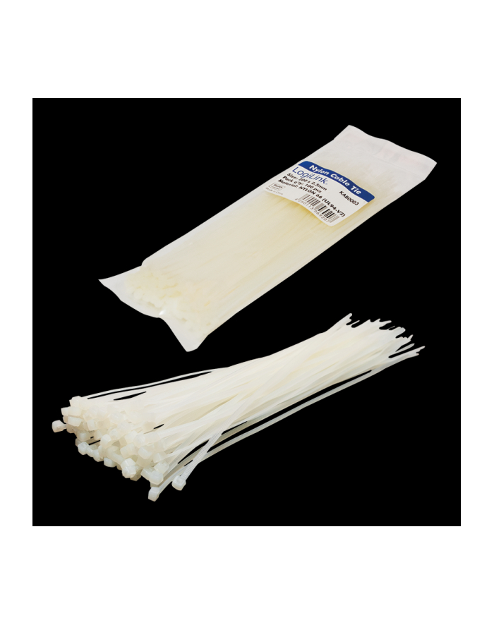 Opaski zaciskowe 100szt. dł. 20cm - LogiLink główny