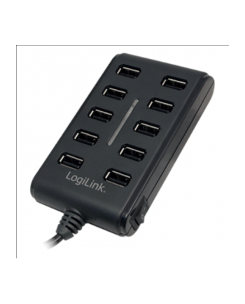 HUB USB 10-portowy z włącznikiem ON/OFF - LogiLink