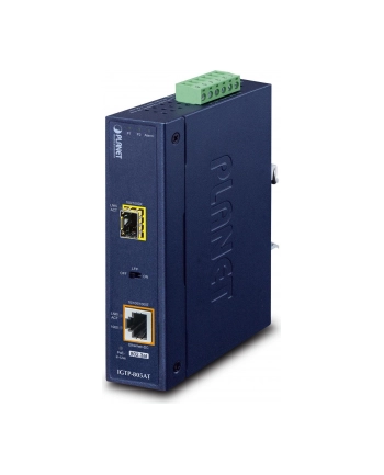 PLANET IGTP-805AT Konwerter przem. GEth>SFP PoE nr 2