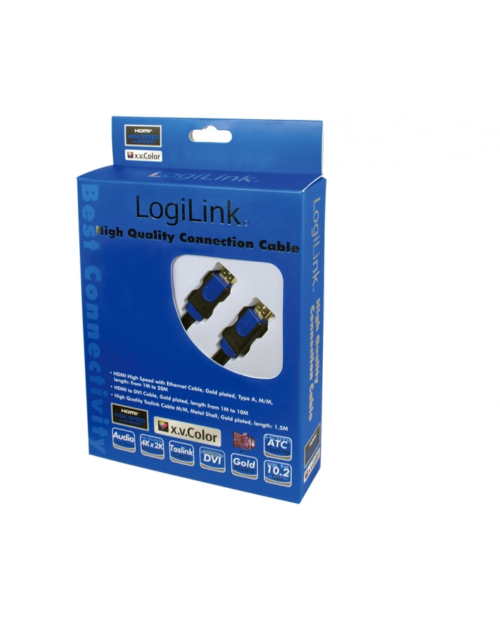 Kabel HDMI High Speed z Ethernet, 1 m - Logilink główny