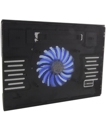 PODSTAWKA CHŁODZĄCA POD NOTEBOOKA EA142 SOLANO / 15,4'-15,6' /   1 WENTYLATOR / PODŚWIETLENIE LED nr 1