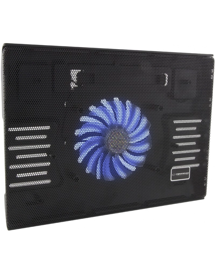 PODSTAWKA CHŁODZĄCA POD NOTEBOOKA EA142 SOLANO / 15,4'-15,6' /   1 WENTYLATOR / PODŚWIETLENIE LED główny
