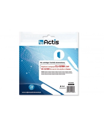 Actis tusz Canon CLI-521Bk (CHIP) KC-521Bk nr 1