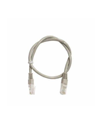 Patch cord 0,5m UTP 5e szary