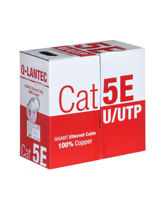 Q-LANTEC UTP drut cat5E 24AWG 305m  KIU5PVC305NC główny