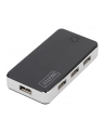 Hub USB 2.0 7-portowy, aktywny, czarny, DIGITUS - nr 34