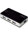 Hub USB 2.0 7-portowy, aktywny, czarny, DIGITUS - nr 53
