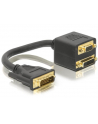 ADAPTER DVI-I (M)(24+5)->DVI-I(F)(24+1)+VGA(15F) DELOCK - nr 1