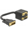 ADAPTER DVI-I (M)(24+5)->DVI-I(F)(24+1)+VGA(15F) DELOCK - nr 7