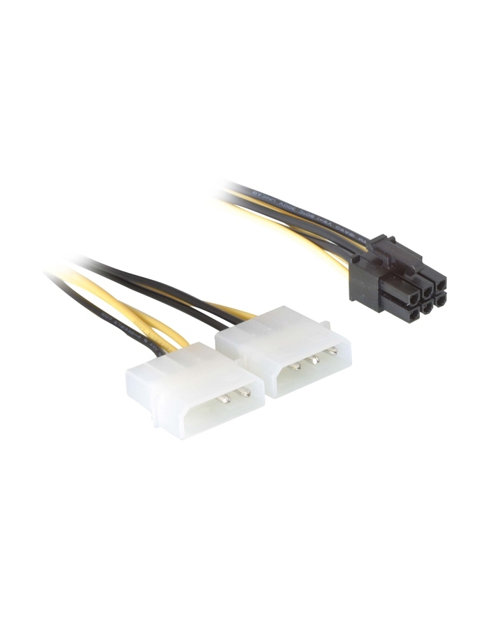 KABEL ROZDZIELACZ ZASILANIA 2XHDD/1XPCI-E 6PIN(82315) DELOCK główny