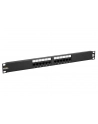 Solarix Panel krosowy 12 x RJ45 5e UTP 150 MHz 1U, Czarny - nr 3