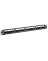 Solarix Panel krosowy 24 x RJ45 CAT6 UTP 1U, Czarny (350 MHz) - nr 1