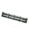 Solarix Panel krosowy 48 x RJ45 5e UTP 150 MHz czarny 2U - nr 1