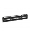 Solarix Panel krosowy 48 x RJ45 5e UTP 150 MHz czarny 2U - nr 3