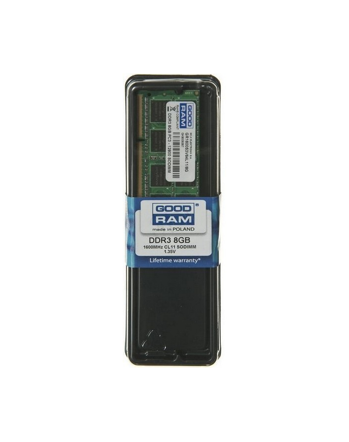 GOODRAM SO-DIMM DDR3 8192MB PC1600 CL11 512x8 1 35V główny