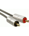 ALU-LINE 2M 3,5 JACK WTYK -2x CINCH WTYK - nr 9