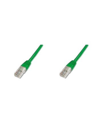 Patch cord U/UTP kat.5e PVC 3m zielony nr 2