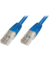 Patch cord U/UTP kat.5e PVC 5m niebieski - nr 11