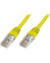 Patch cord U/UTP kat.5e PVC 5m żółty - nr 12