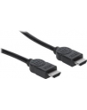 Manhattan Kabel monitorowy HDMI/HDMI 1.4 Ethernet 2m czarny niklowane złącza - nr 37
