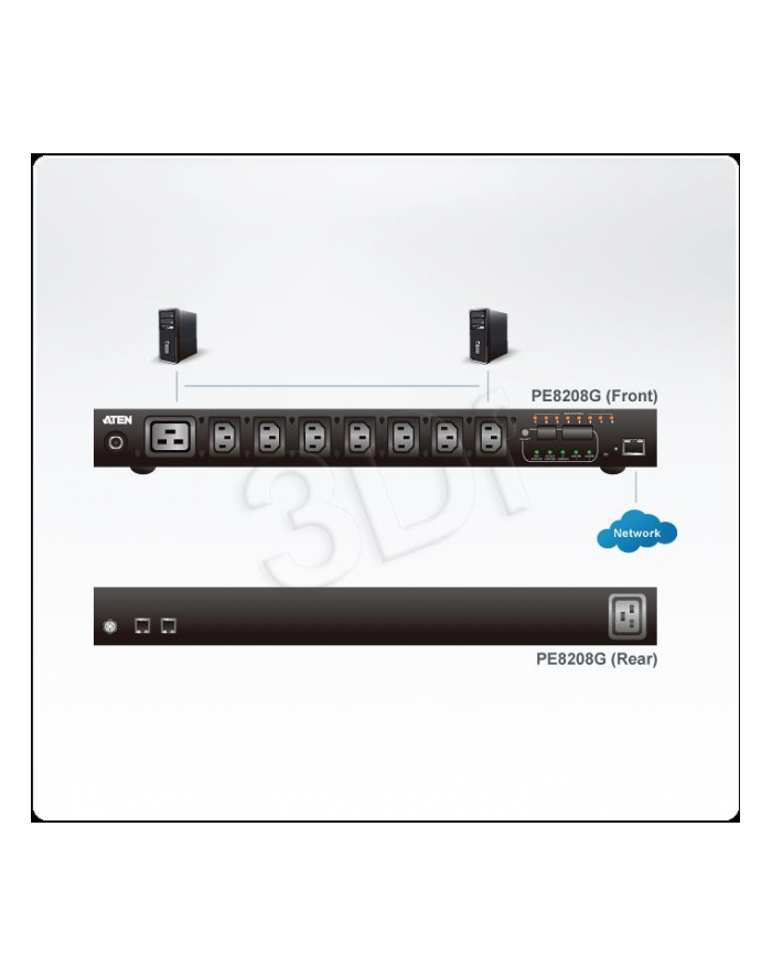 Aten ALTUSEN PE8208G Power Distribution Unit 8 outlets, 16A główny