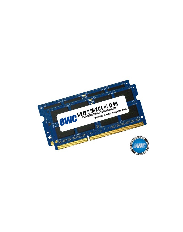 OWC SO-DIMM DDR3 2x4GB 1066MHz CL7 Apple Qualified główny