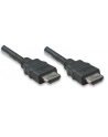 Manhattan Kabel monitorowy HDMI/HDMI 1.4 Ethernet 2m czarny niklowane złącza - nr 17